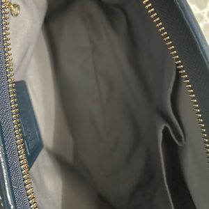 Coach Hobo Blue Patent Leather Purse.